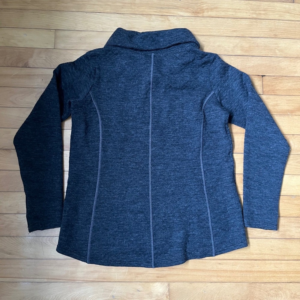 KUHL Womens Charcoal Grey Cowl Neck Pullover Long Sleeve Sweater Size L - Picture 6 of 6